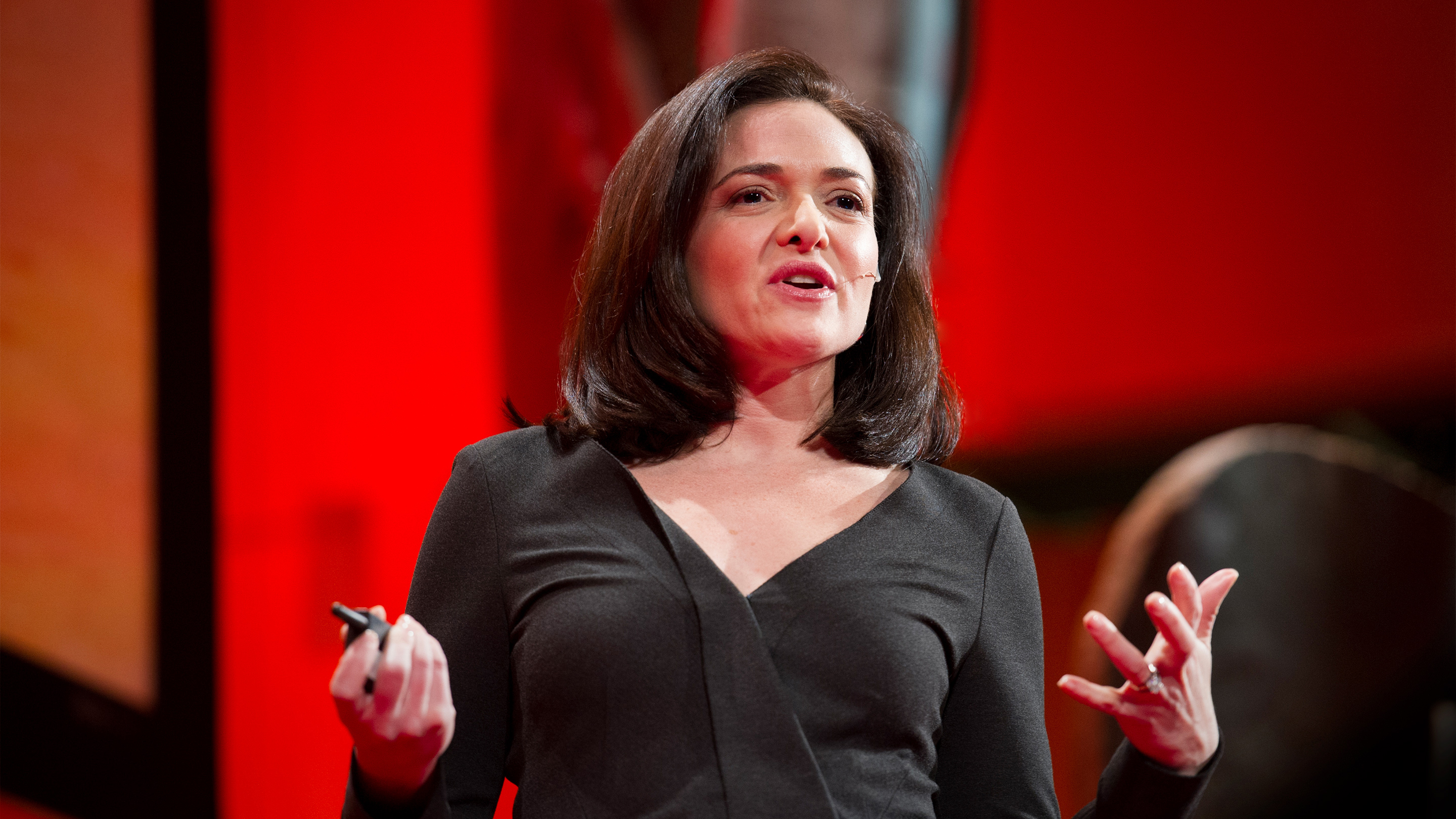 Sheryl Sandberg speaking at TEDWomen. Credit: James Duncan Davidson / TED